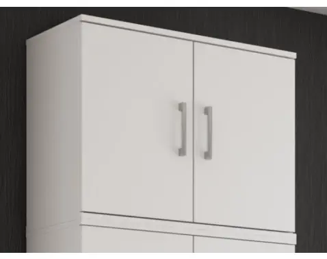 Nízká skříňka/skříňový nástavec Nitro 70 cm, bílý