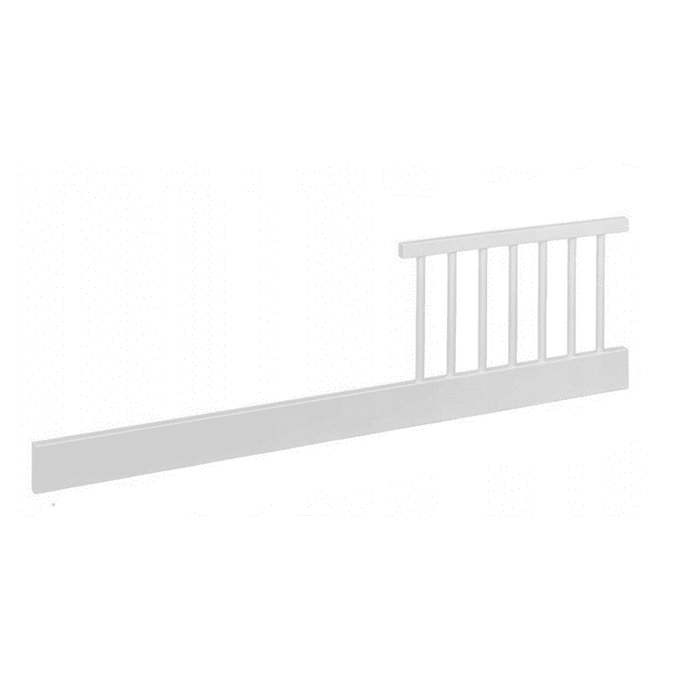 PETITE&MARS Bočnice k dřevěné postýlce univerzální Side White Wood