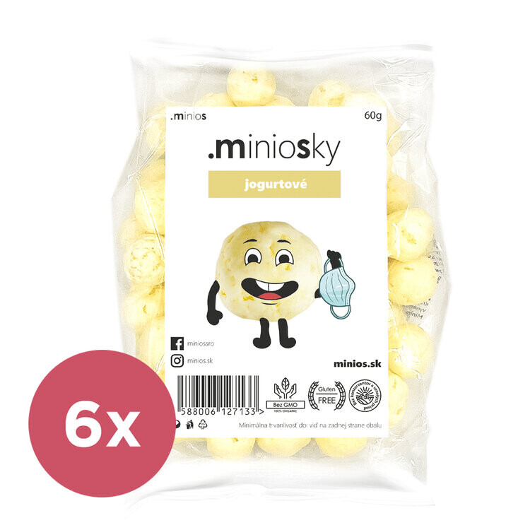 6x MINIOS Miniosky Jogurtové 50g