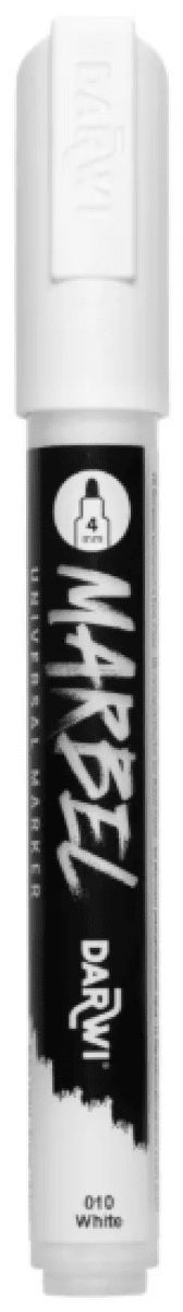 Akrylový marker Marbel 4mm – 010 White