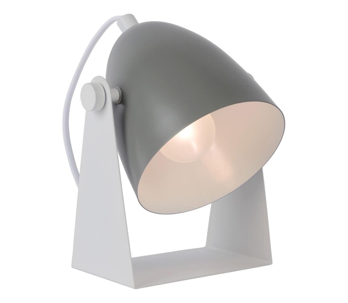 Lucide 45564/01/36 - Stolní lampa CHAGO 1xE14/40W/230V šedá 45564/01/36