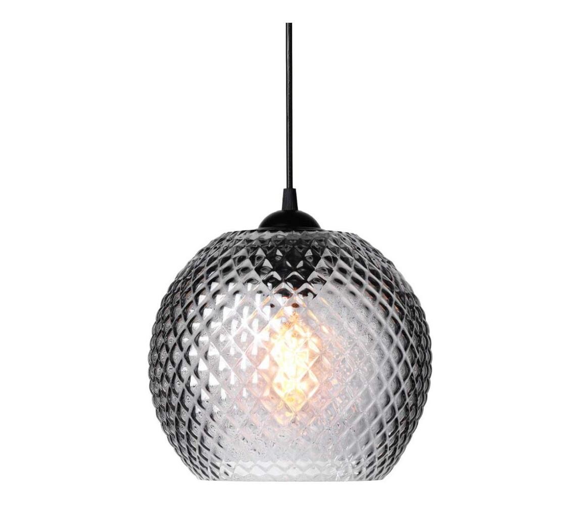 Halo Design 718443 - Lustr na lanku NOBB 1xE27/40W/230V kouřová šedá 718443