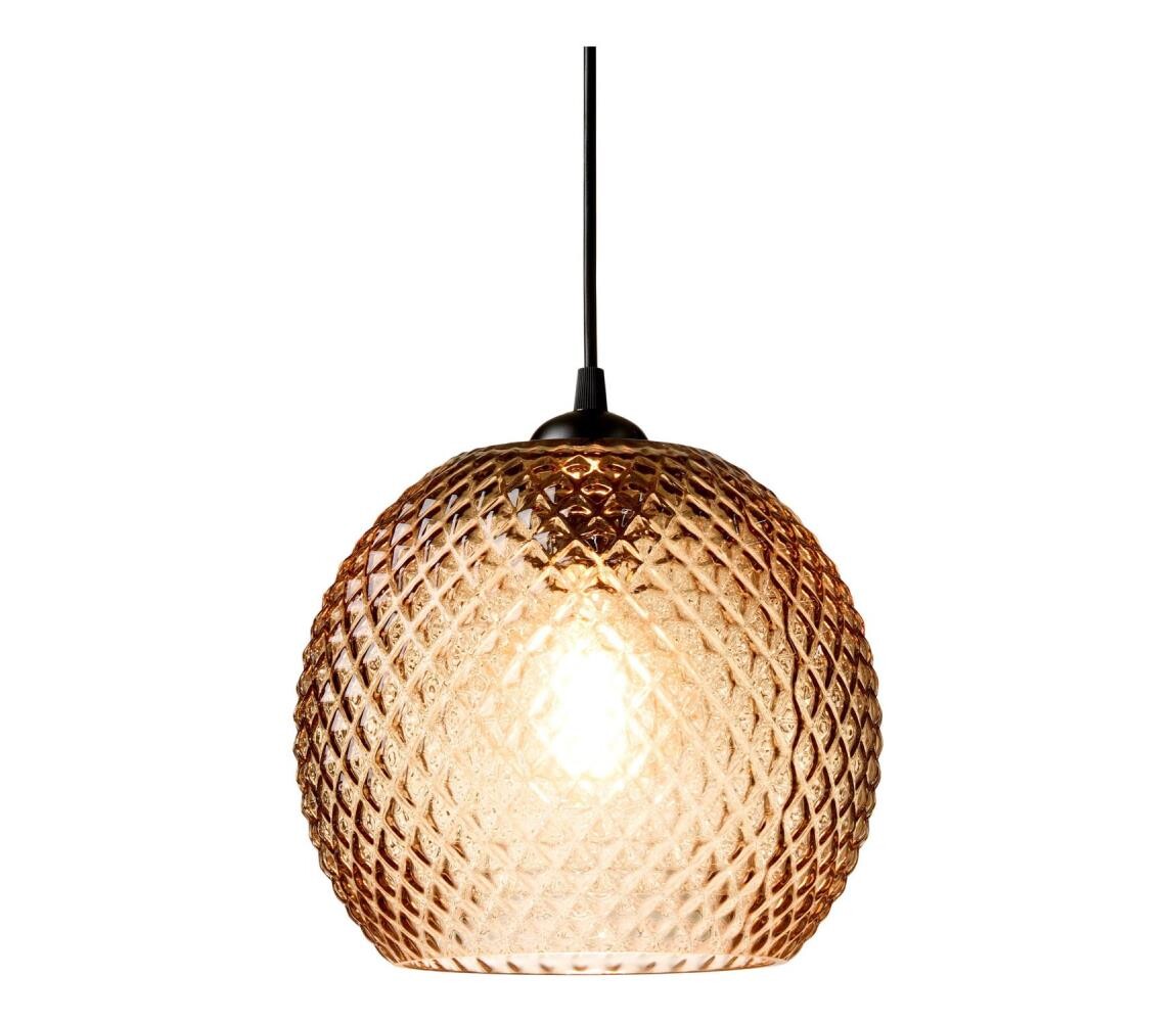 Halo Design 718368 - Lustr na lanku NOBB 1xE27/40W/230V kouřová hnědá 718368
