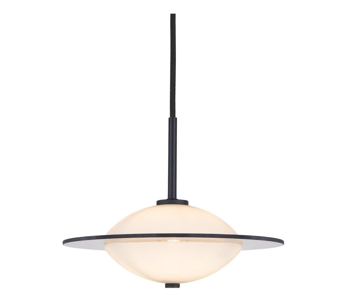 Halo Design 743582- Lustr na lanku ORBIT 1xG9/7W/230V pr. 24 cm bílá/černá/kouř. 743582