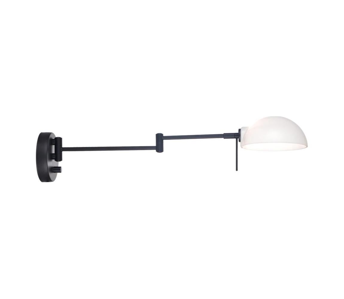 Halo Design 740215 - Nástěnná lampička KJOBENHAVN 1xG9/28W/230V černá 740215
