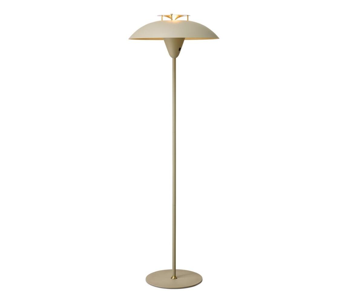 Halo Design 748990 - Stojací lampa STEPP 1xE27/28W/230V béžová/mosaz 748990