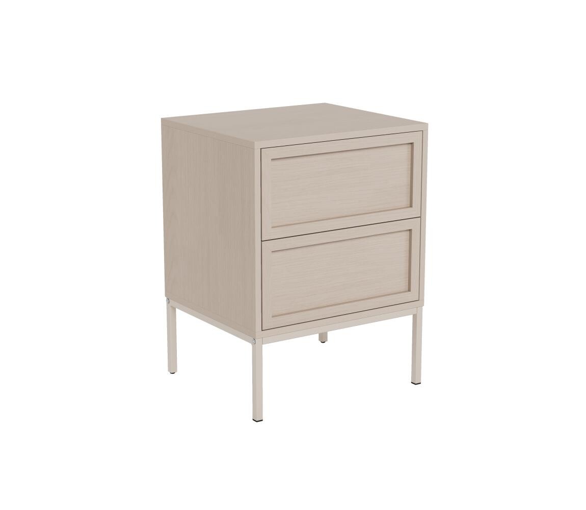 Noční stolek ALIN 46x40 cm taupe 0000112252