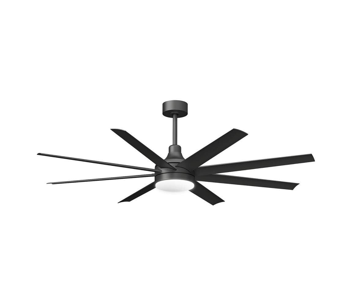 ZE - LED Stmívat stropní látor LED/24W/230V 2700-6500K 165cm černá+DO B10313AFHJ