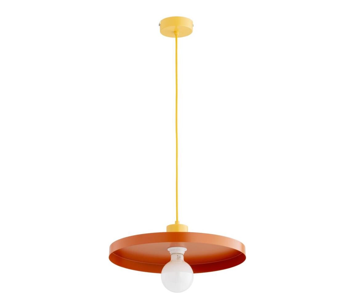 Lustr na lanku ETERI 1xE27/15W/230V měděná/žlutá 61534