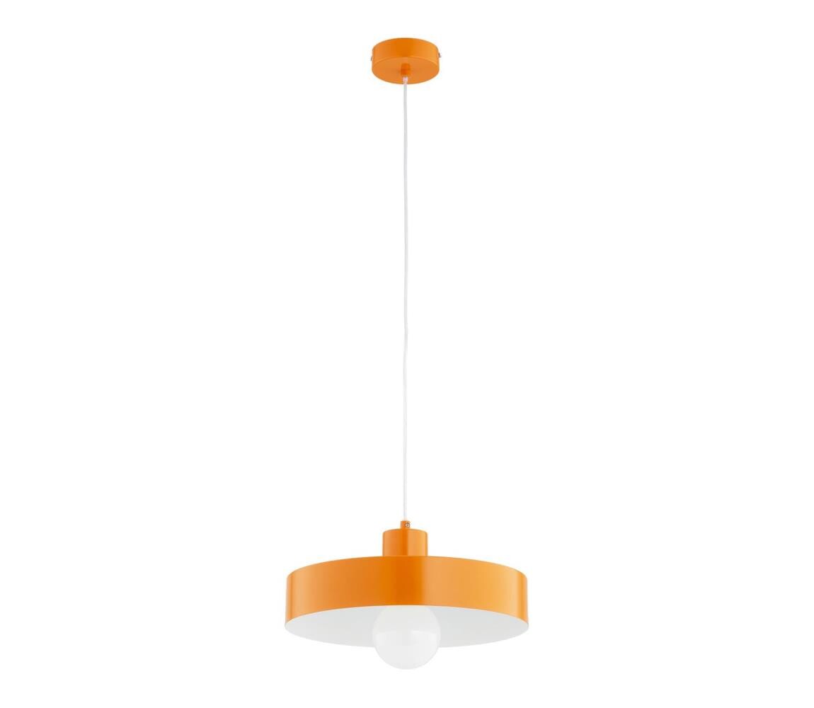 Lustr na lanku NEVERA 1xE27/15W/230V oranžová 61558