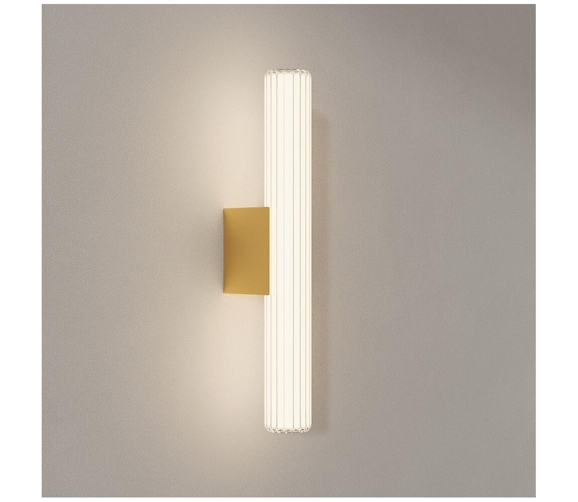 Light Prestige LED Koup. osvětlení zrcadla LINEA LED/8W/230V 3000/4000/6000K IP44 45 cm zlatá LP-0510/1W-45 GD