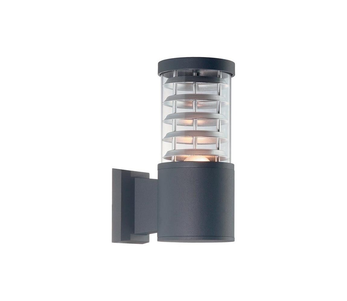 Ideal Lux - Venkovní nástěnné svítidlo 1xE27/60W/230V antracit IP44 027005