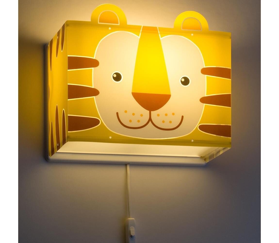 Dalber 64568 - Dětské nástěnné svítidlo LITTLE TIGER 1xE27/60W/230V 64568