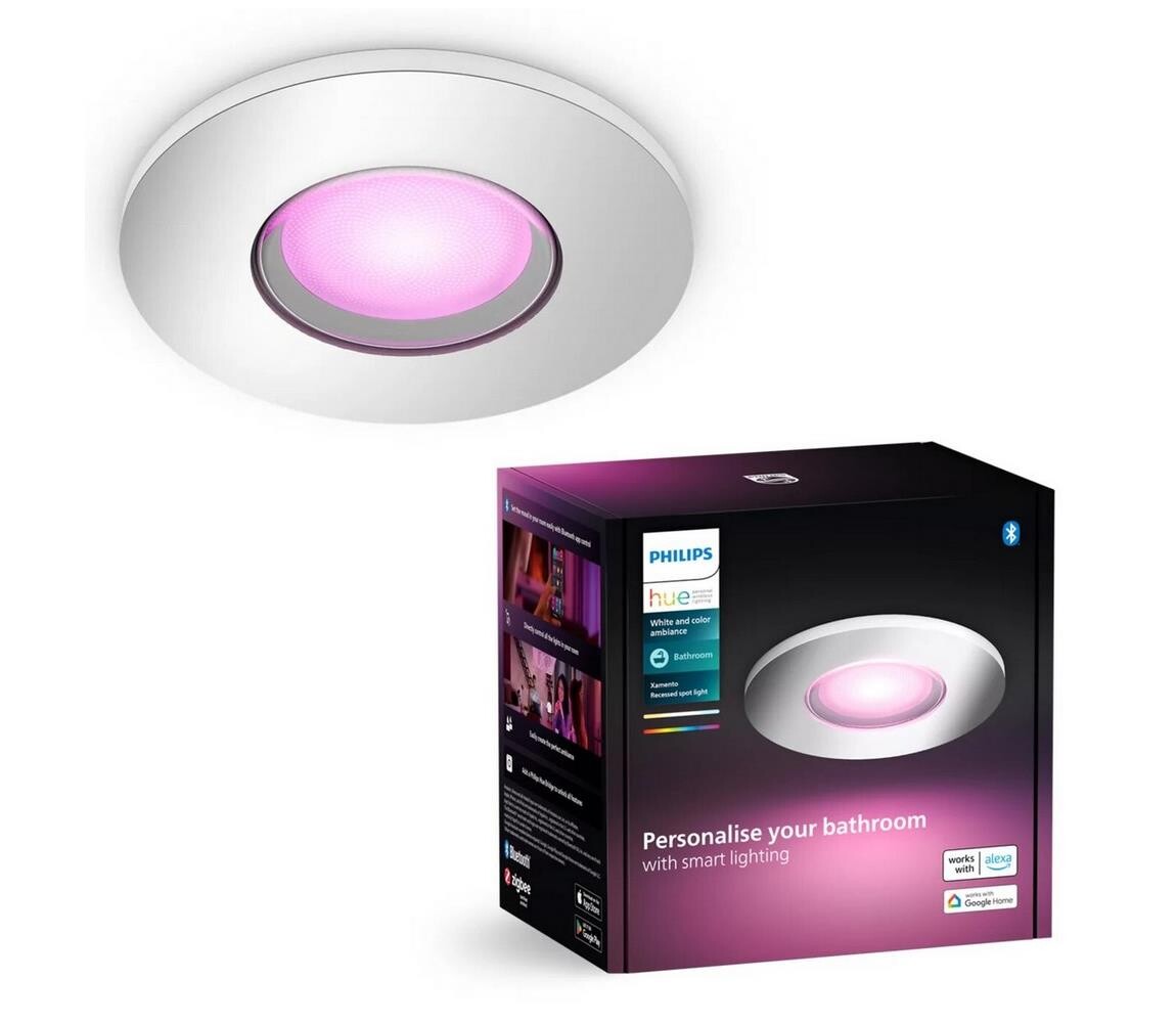 Philips - LED RGBW Stmívatelné koupelnové svítidlo Hue XAMENTO 1xGU10/4,2W IP44 8720169320956