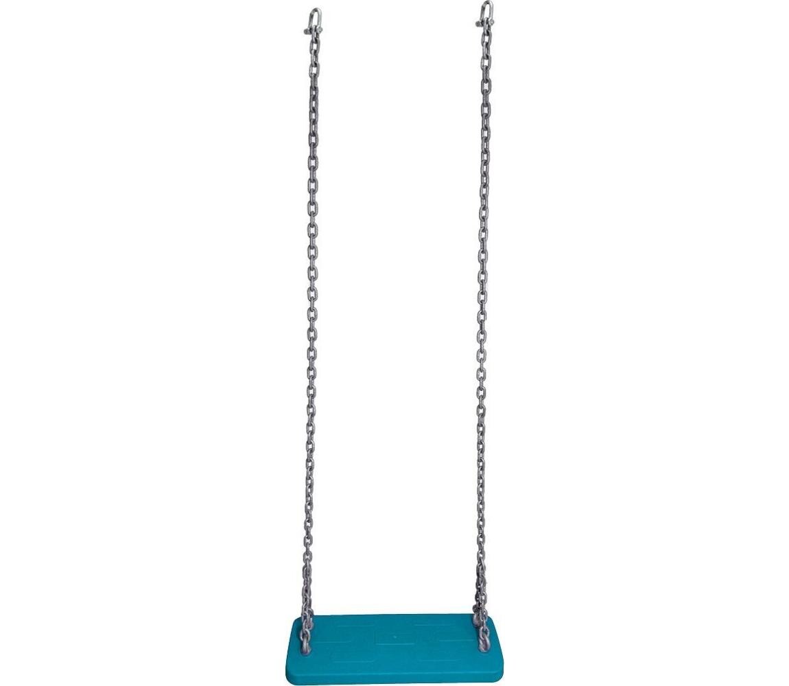 2Kids Toys - Dětská plastová houpačka s řetězem tyrkysová 2D98282