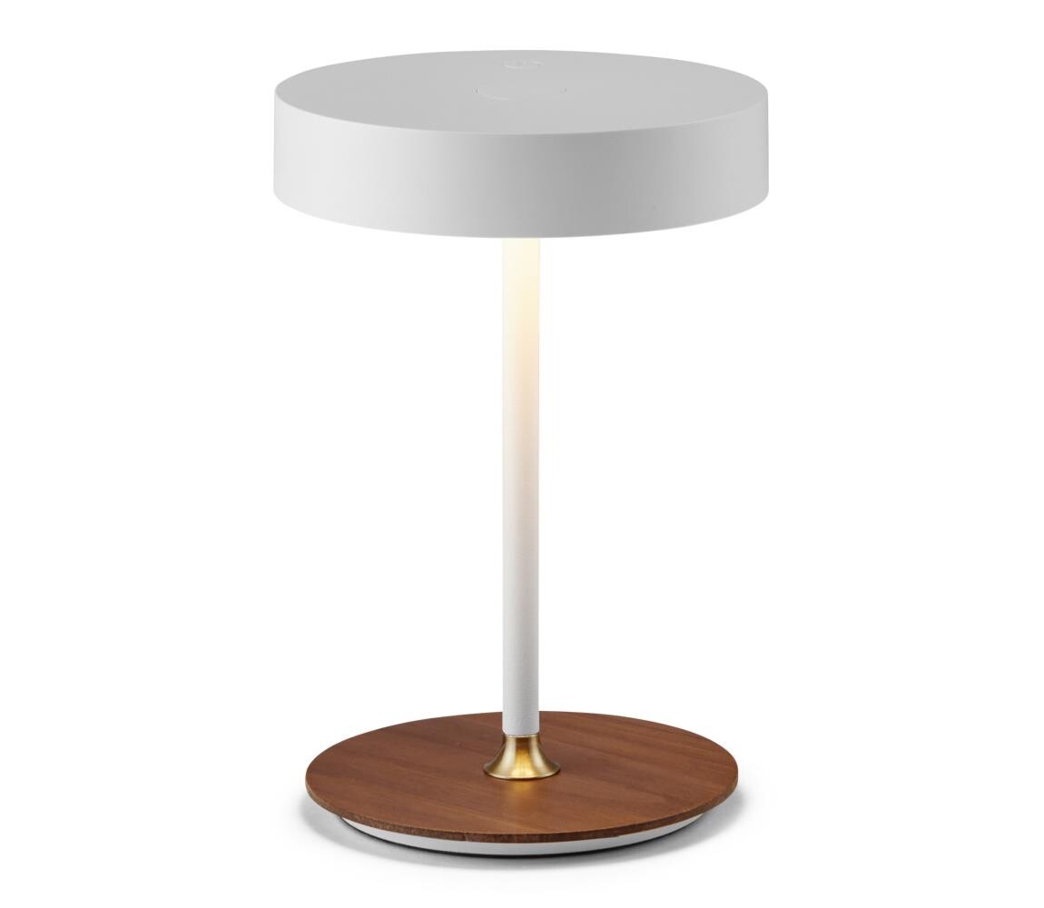 Halo Design 745760- LED Stm. nab. lampa ON THE MOVE LED/2,5W/4000 mAh bílá/dřevo 745760