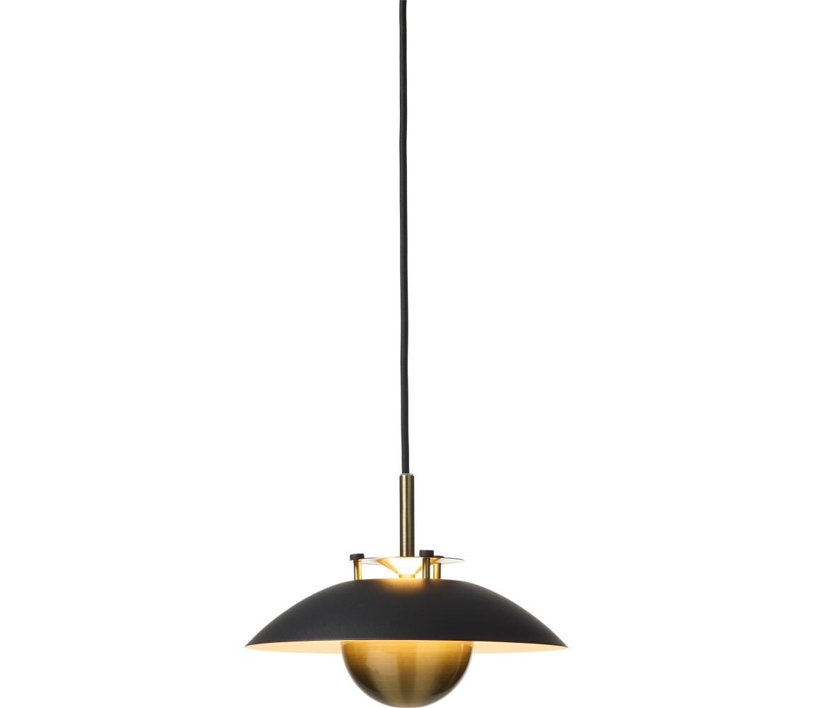 Halo Design 749034-LED Stm. lustr na lanku STEPP LED/12W/230V pr.24 cm čer./mos. 749034
