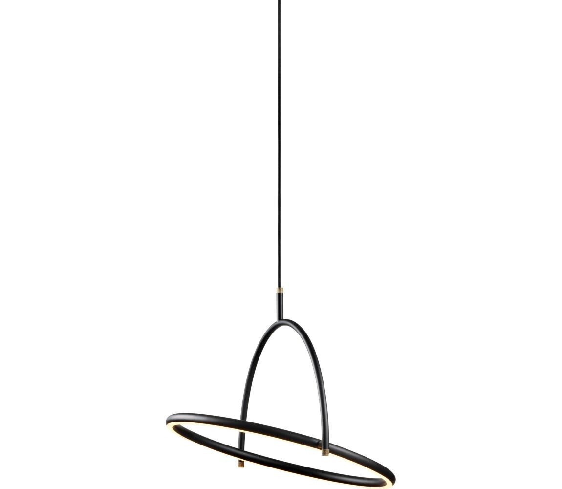 Halo Design 749539 - LED Stm. lustr na lanku TILT LED/40W/230V pr. 40 cm černá 749539