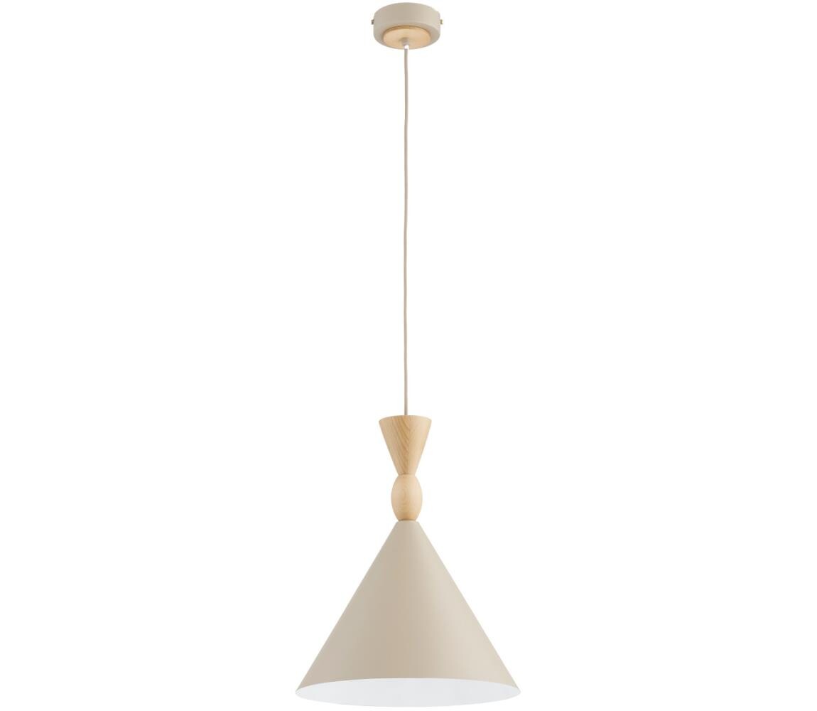 Lustr na lanku FERYT 1xE27/15W/230V béžová 61596