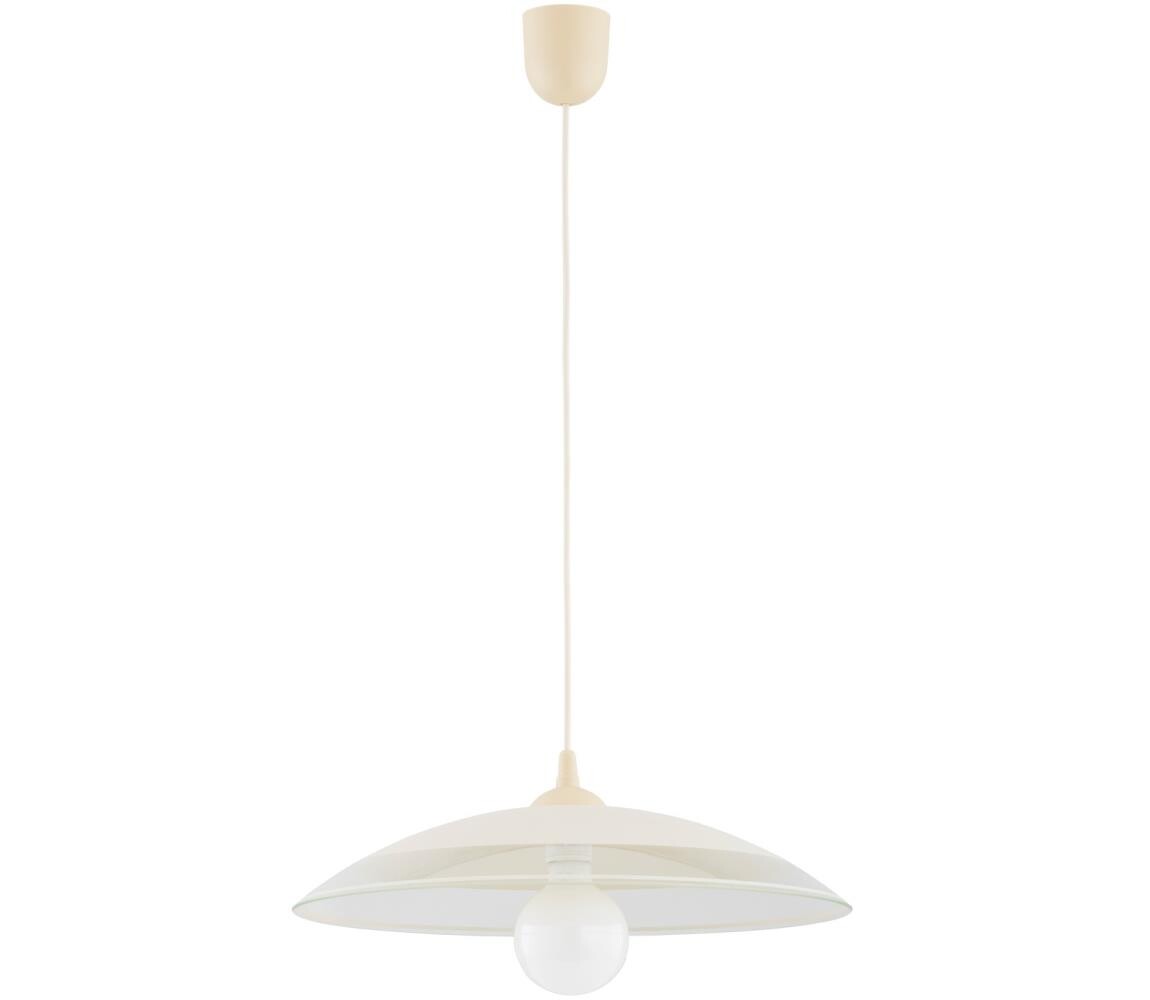Lustr na lanku SOTI 1xE27/15W/230V krémová 61544