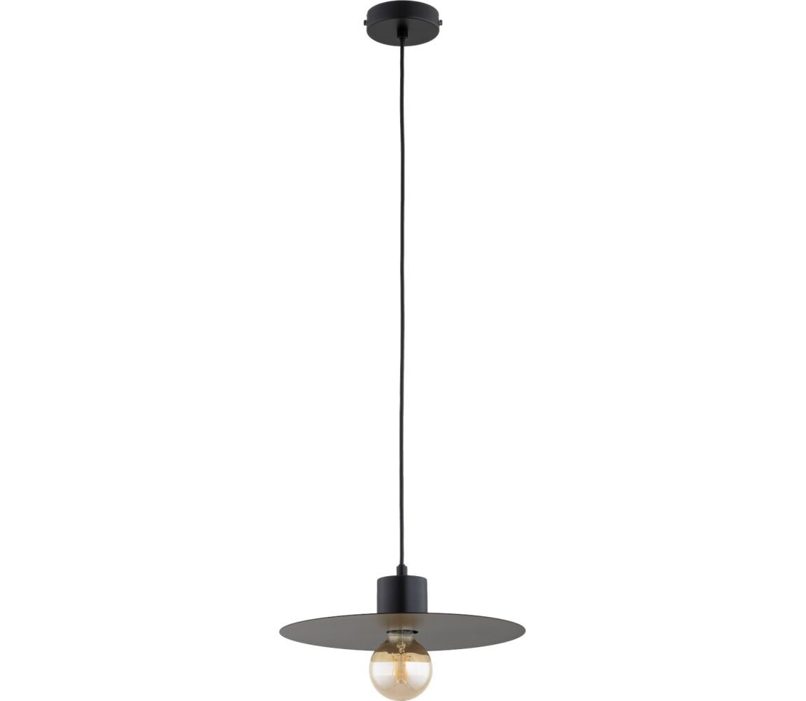 Lustr na lanku EMELI 1xE27/15W/230V černá 61555