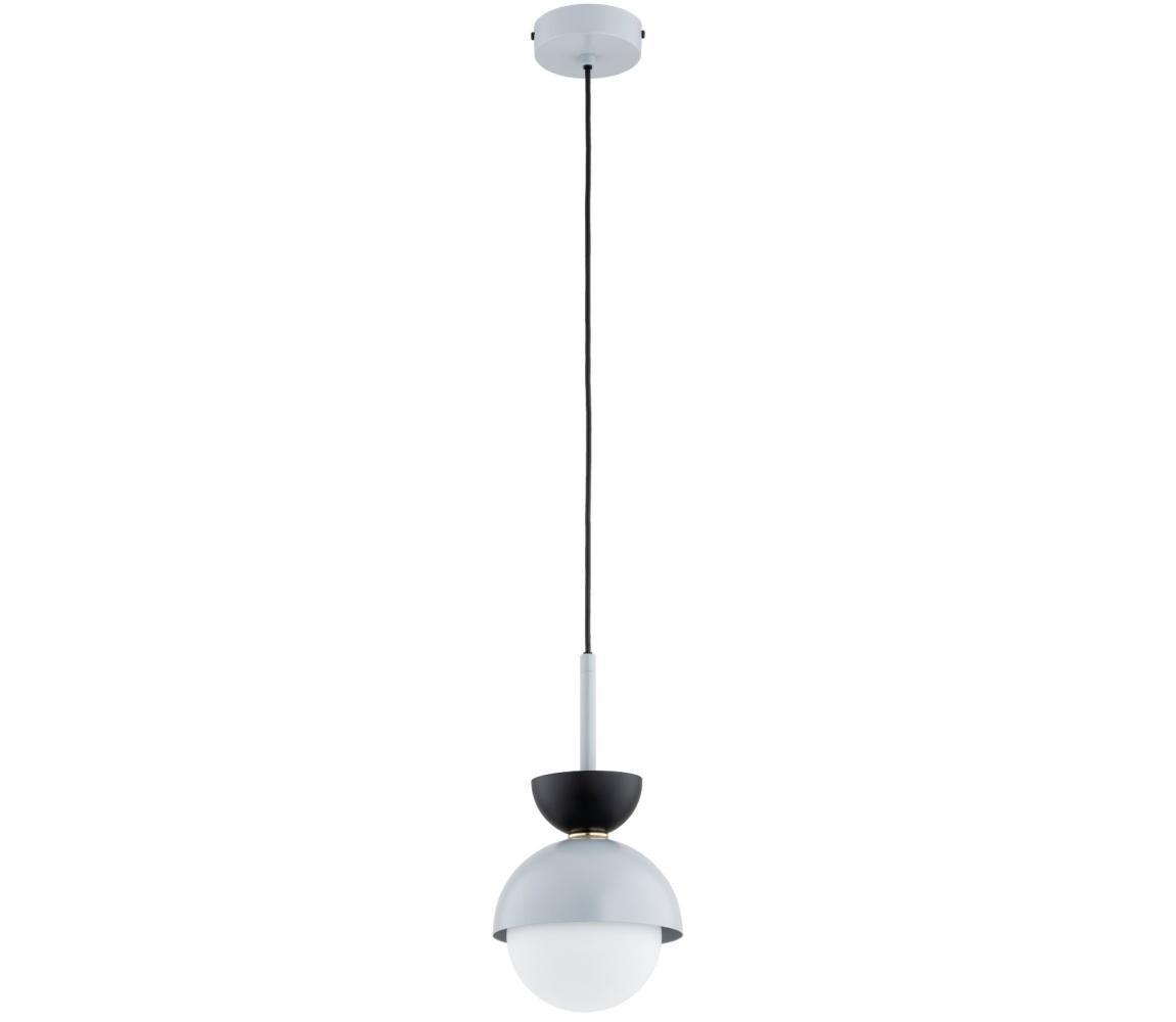 Lustr na lanku SATORI 1xE27/15W/230V šedá/černá 61605
