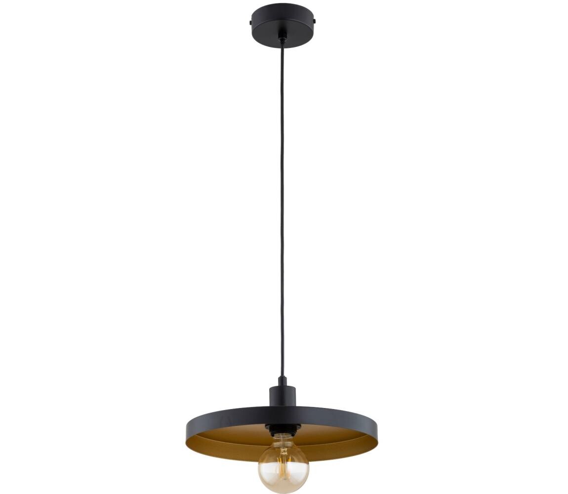 Lustr na lanku LITO 1xE27/15W/230V černá 61611