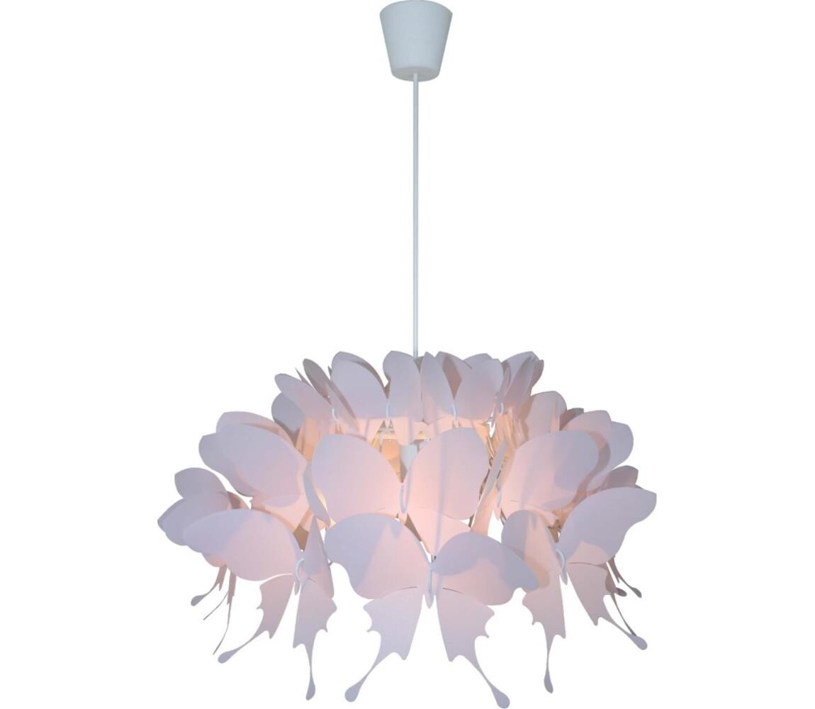 Light Prestige Dětský lustr FARFALLA 1xE27/60W/230V růžová LP-MD088-3439A/1P RÓŻOWY