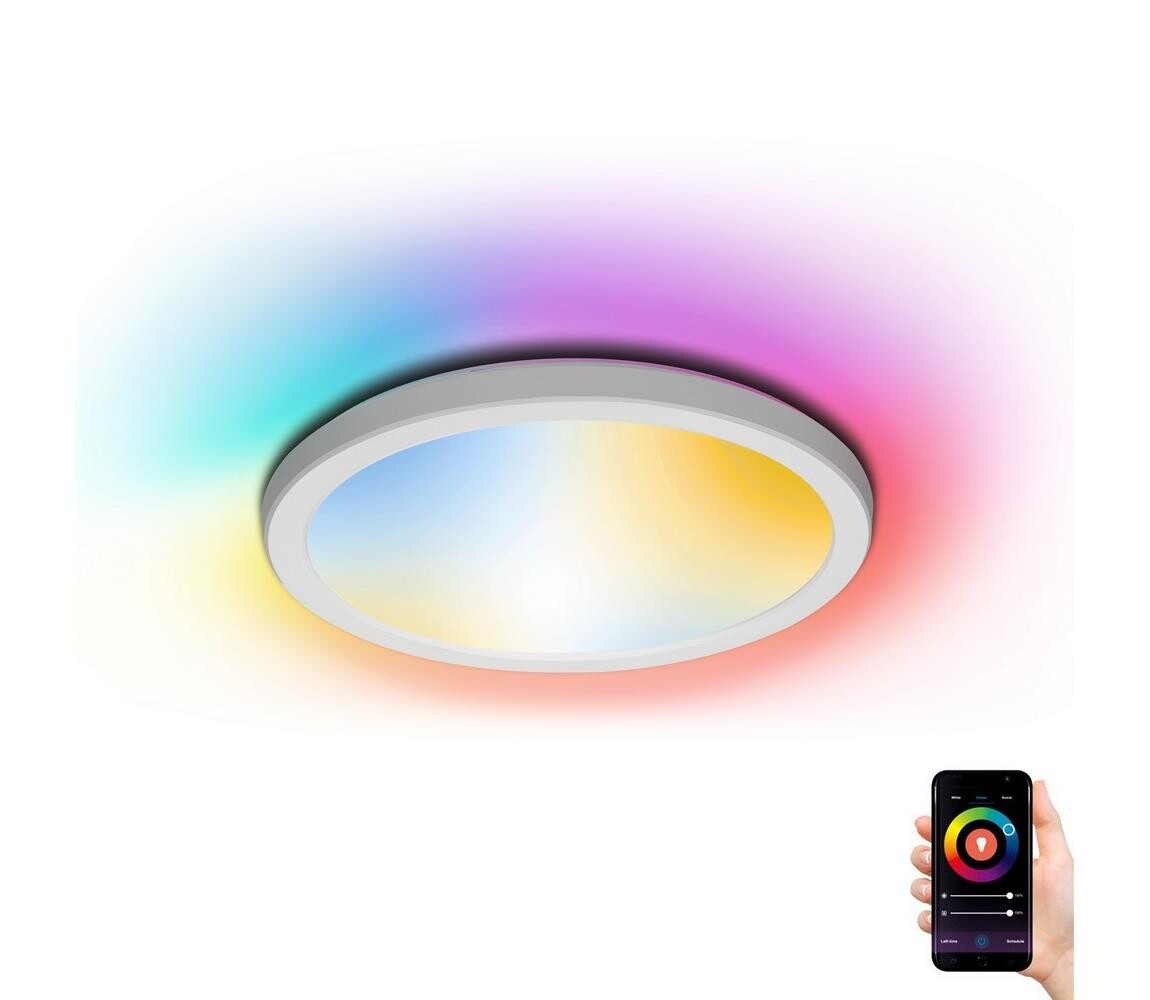 B.V.  - LED RGBW Stmívatelné stropní svítidlo LED/19W/230V 2700-6500K Wi-Fi S10203I2B