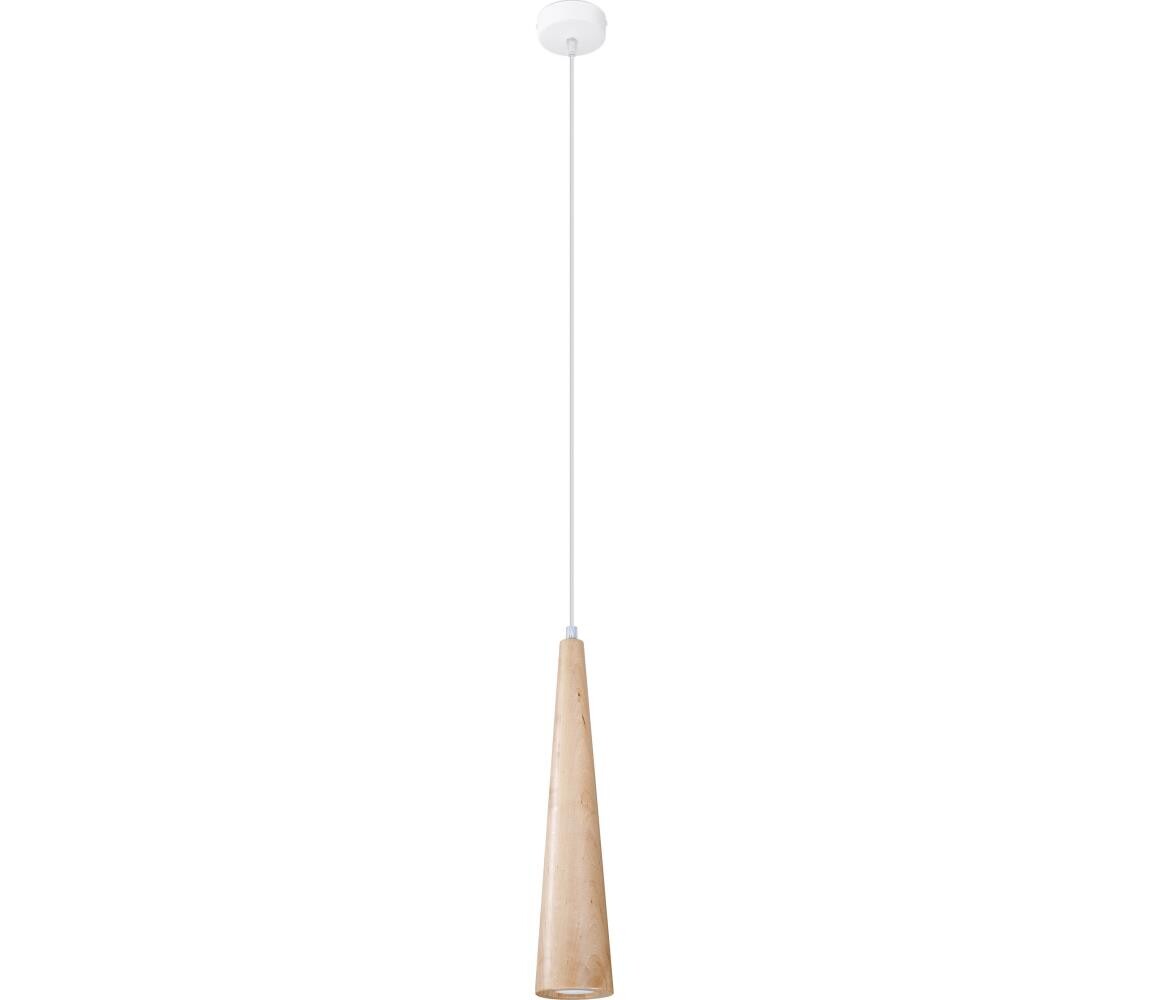 SL.1100 - Lustr na lanku SULA 1xGU10/10W/230V pr. 8 cm béžová SL.1100
