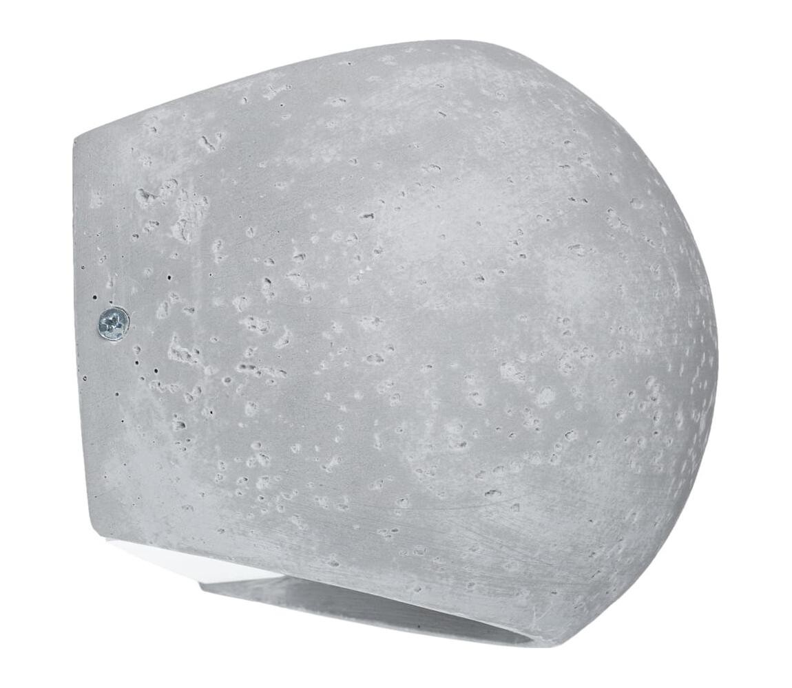 SL.1362 - Nástěnné svítidlo GLOBE 2xG9/8W/230V beton/šedá SL.1362