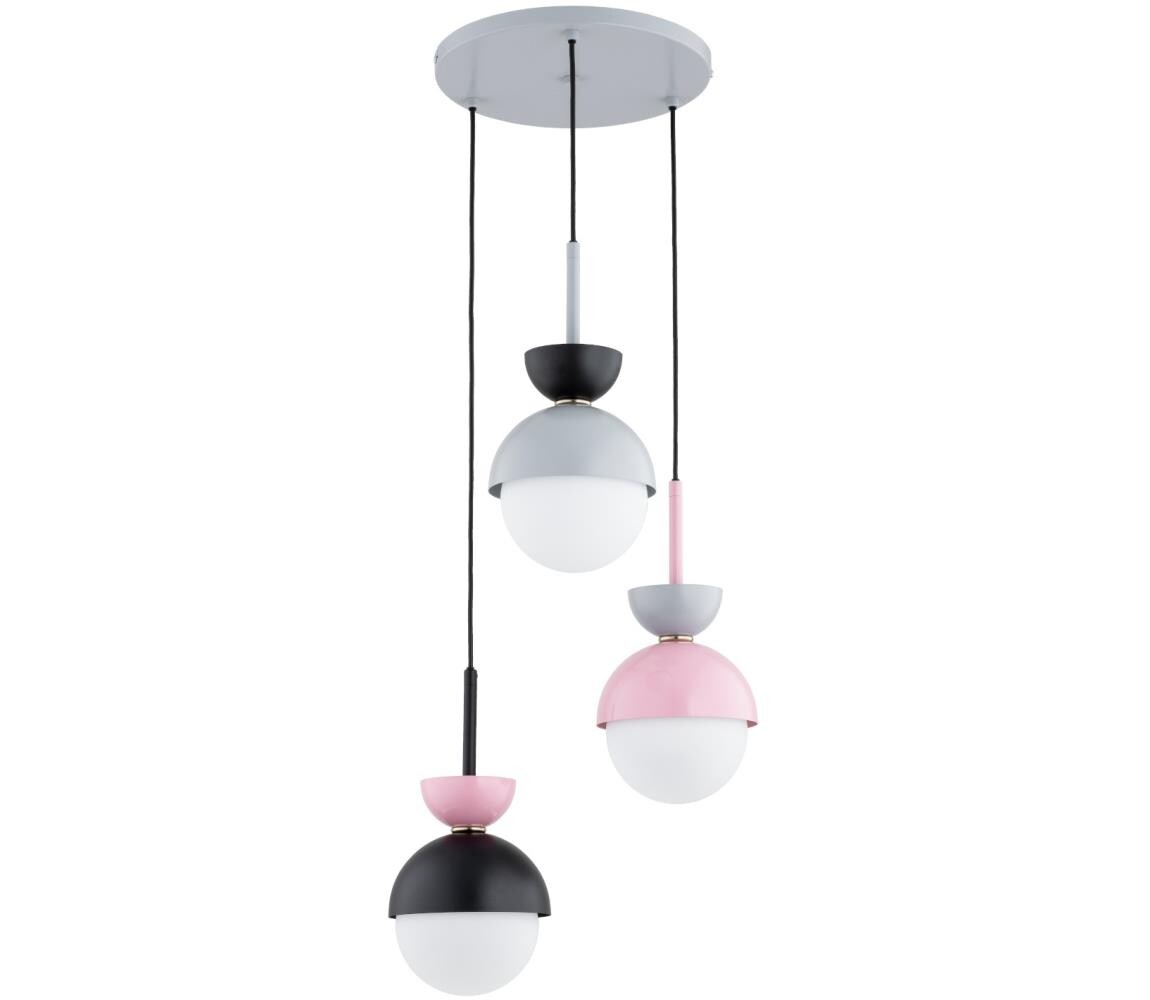 Lustr na lanku IRSA 3xE27/15W/230V pestrobarevná 62616