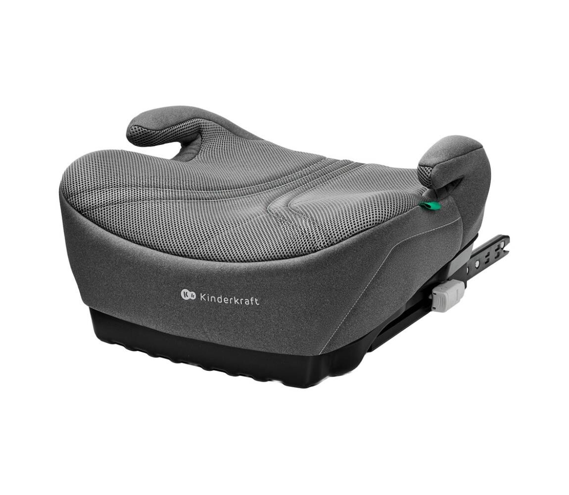 KINDERKRAFT - Podsedák do auta I-BOOST 2 PRO i-Size 125–150 cm šedá KCIBOO02GRYPR00