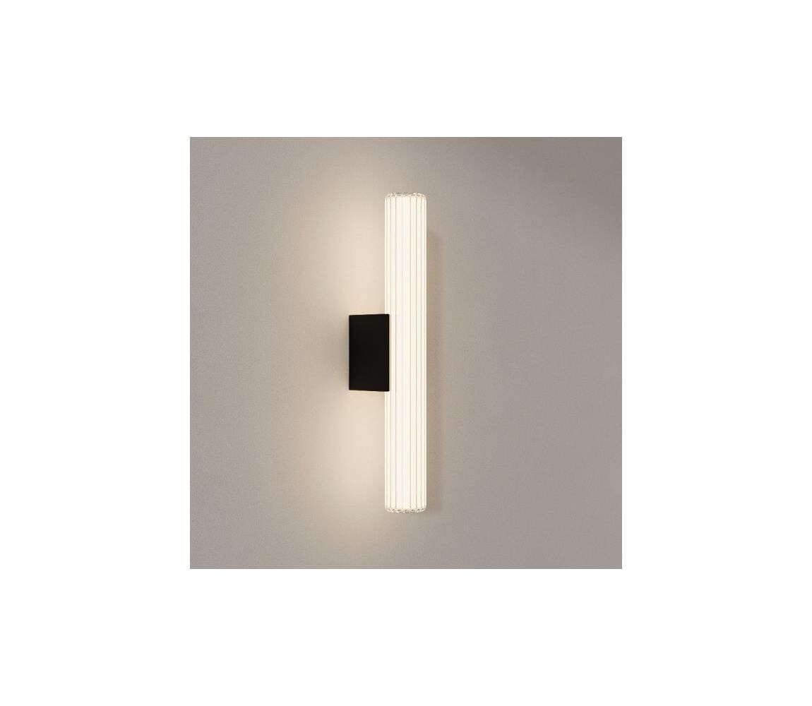 Light Prestige LED Koup. osvětlení zrcadla LINEA LED/8W/230V 3000/4000/6000K IP44 45 cm černá LP-0510/1W-45 BK