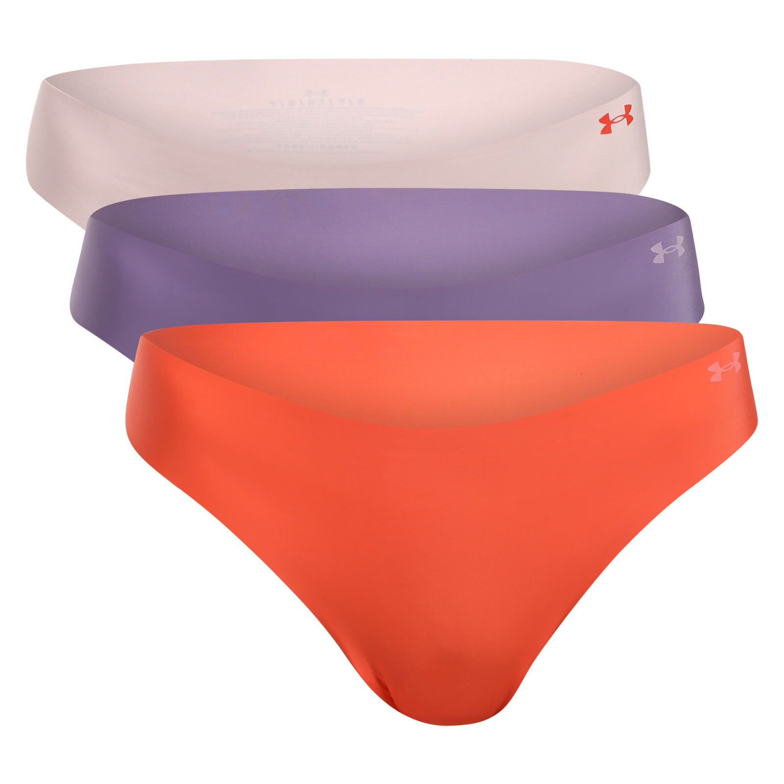 3PACK dámská tanga Under Armour bezešvá vícebarevná (1383893 520) L