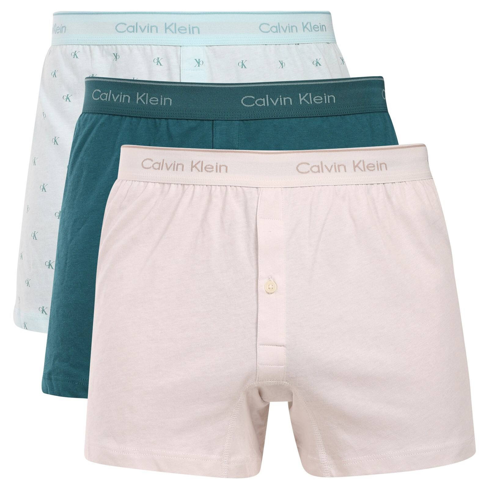 3PACK pánské trenky Calvin Klein vícebarevné (NB4005A-3S9) L, trenýrky