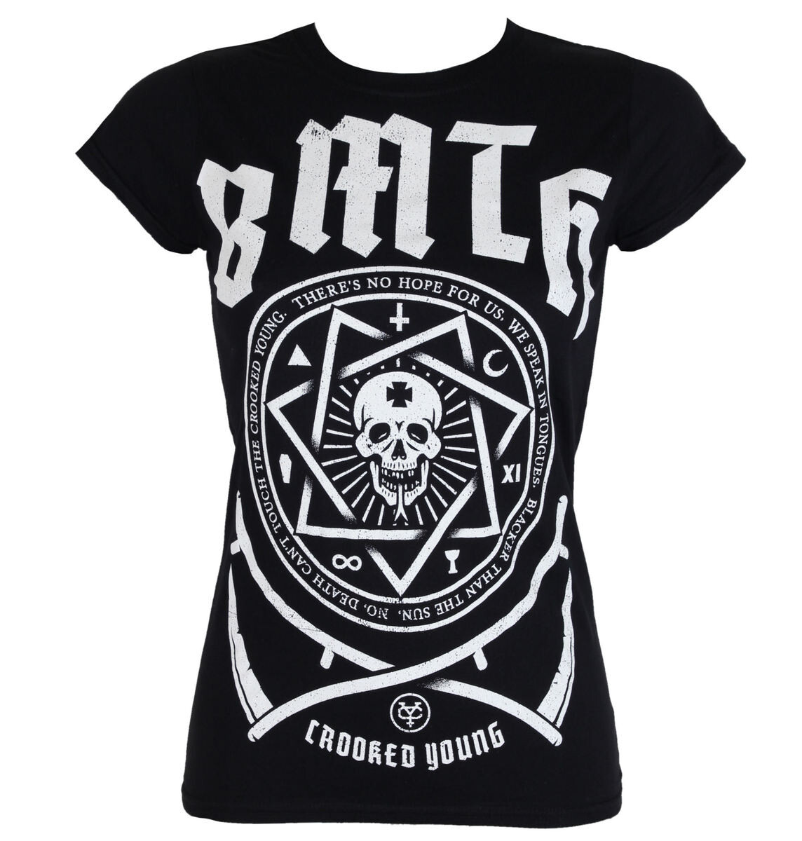 Tričko metal dámské Bring Me The Horizon - Crooked - ROCK OFF - BMTHTS47LB S