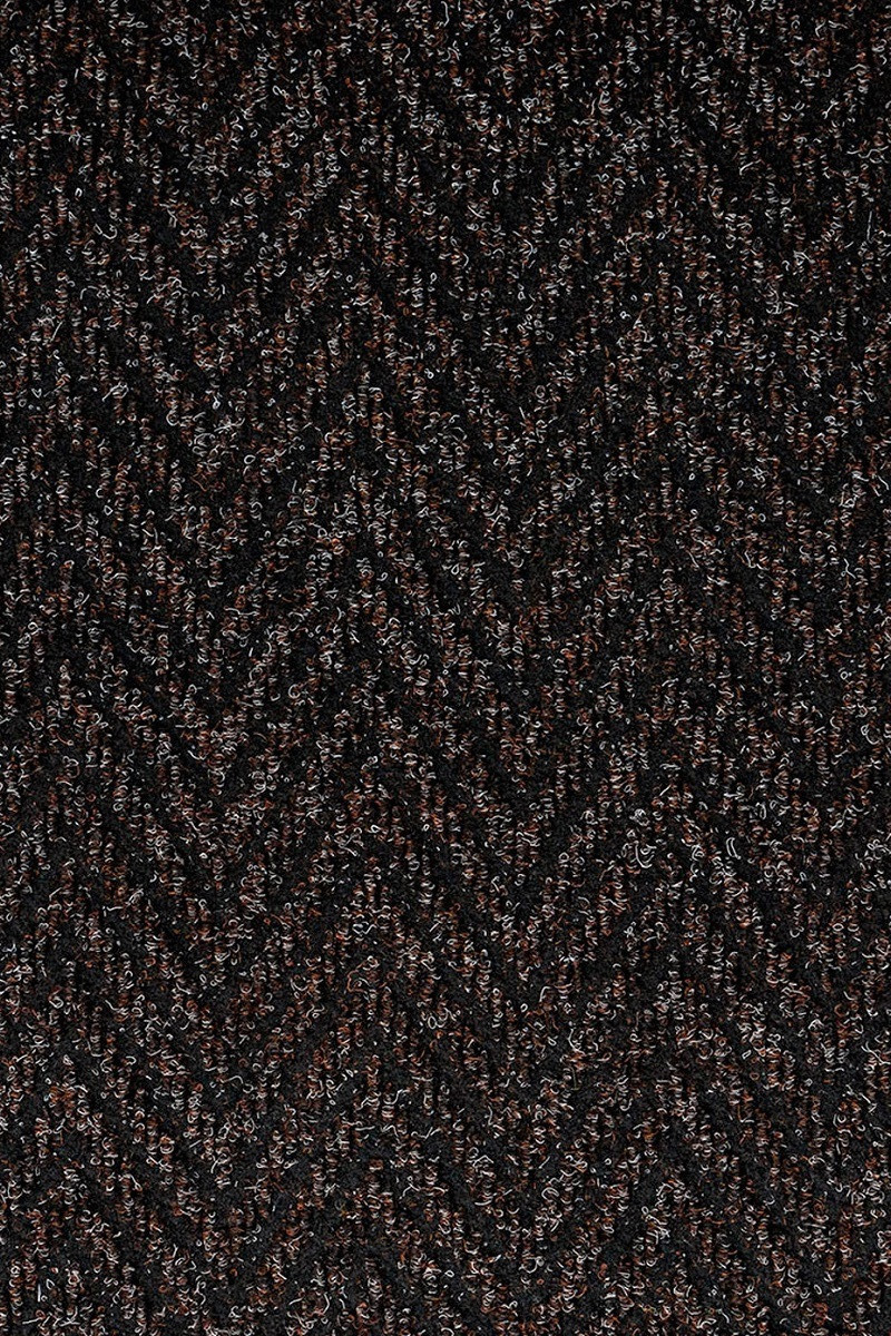 AKCE: 50x200 cm Čistící zóna Boomerang 80 hnědá, šíře, hnědá, guma (gel - protiskluzový), chodba / předsíň, Vebe