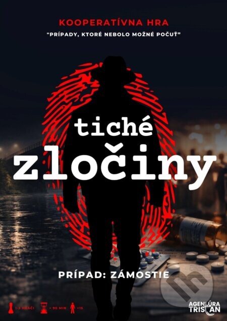Spoločenská hra tiché zločiny - PRÍPAD: ZÁMOSTIE - Agentúra TRISTAN