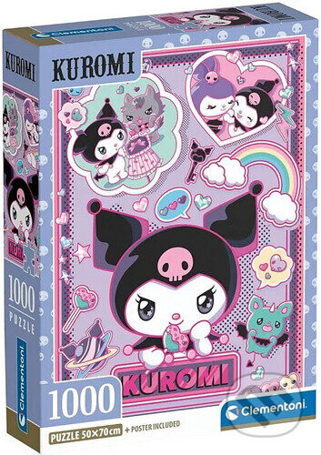 Puzzle Kuromi 1000 dílků - Clementoni