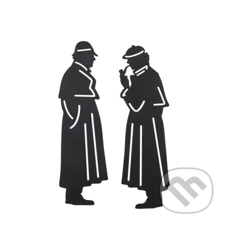 The Reading Room -  Sherlock Holmes - sada 2 mosadzných záložiek - Dickson Consulting and Design