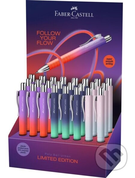 xFlow Edition Guľôčkové pero Poly Ball, stojanček 24 ks - Faber-Castell