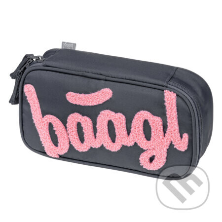 Školský peračník etui Baagl Logo ružový - Baagl