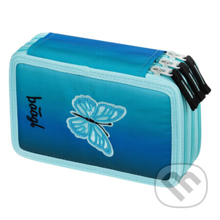 Školský trojposchodový peračník Baagl Butterfly - Baagl