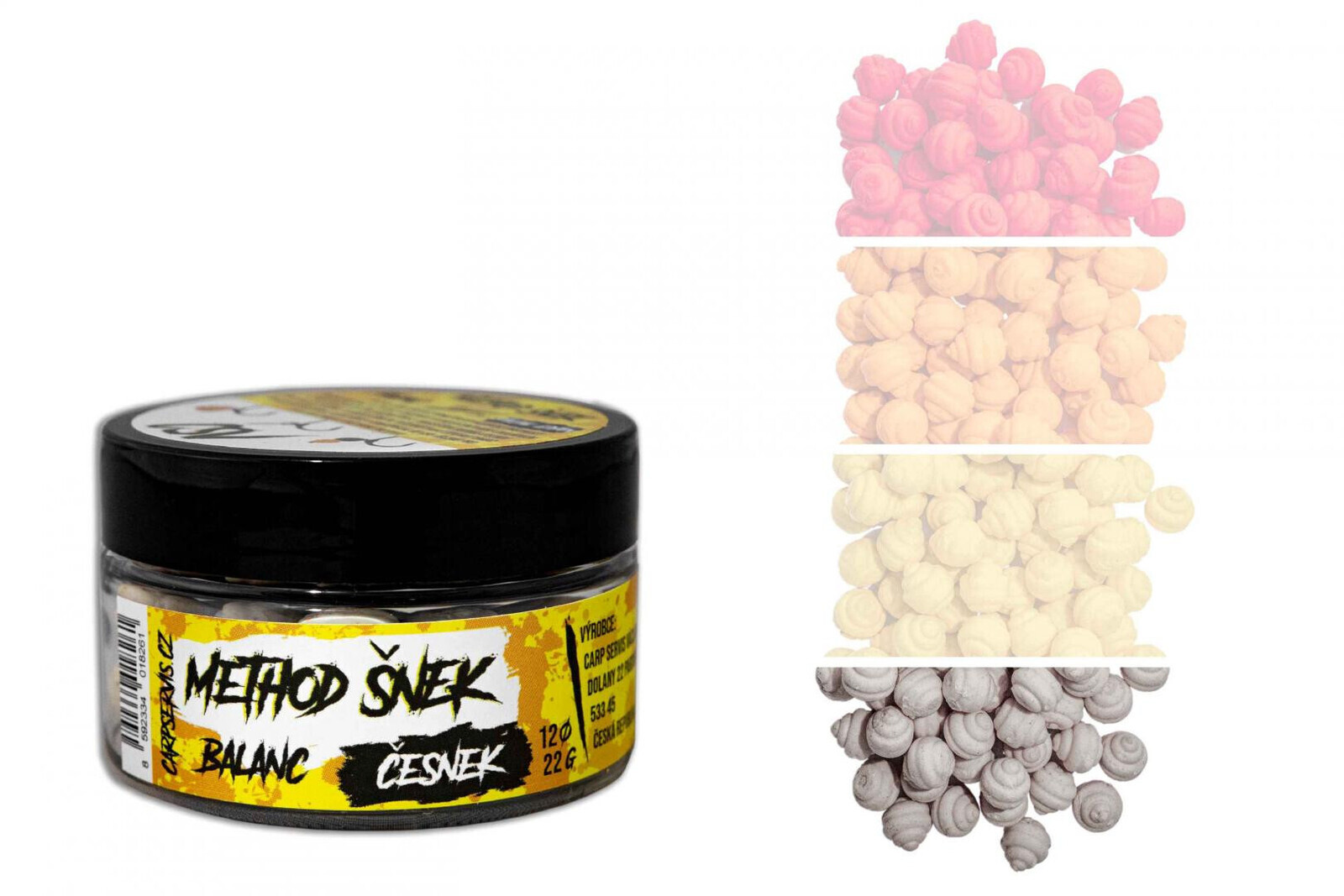 Václavík - Method Šnek Feeder Balanc - 22 g/Česnek