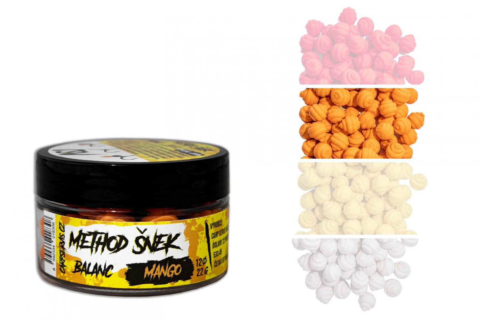 Vaclávík - Method Šnek Feeder Balanc - 22 g/Mango