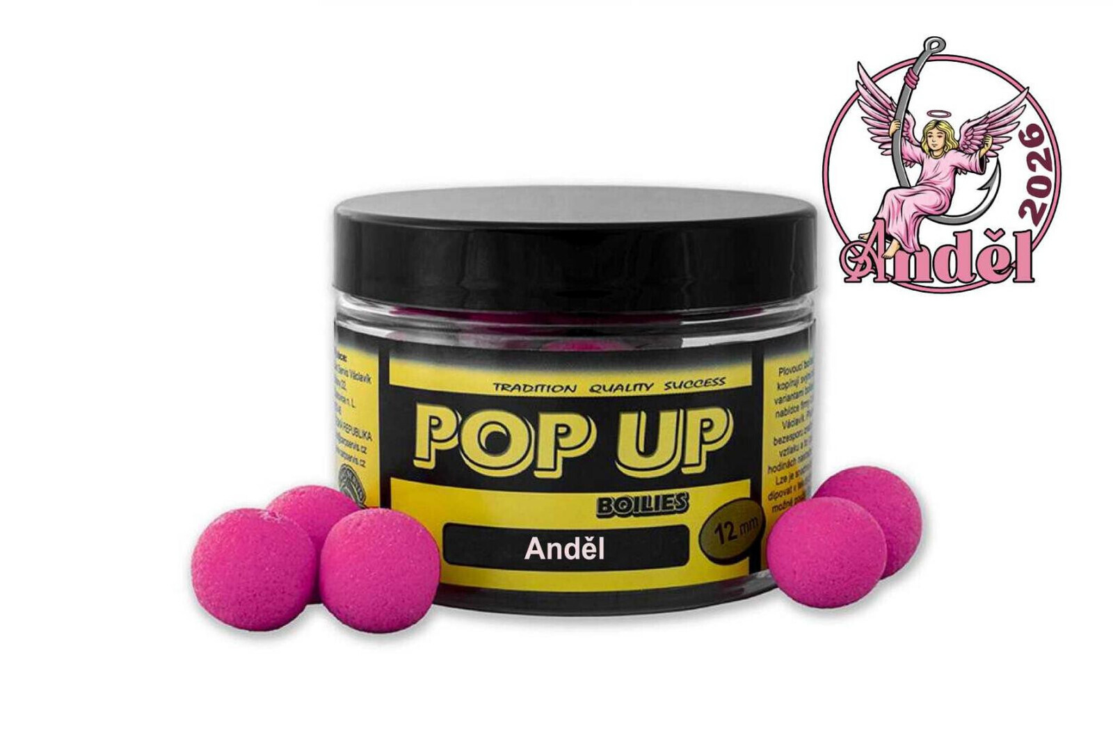 Pop Up - dóza/40 g/12 mm/ Anděl