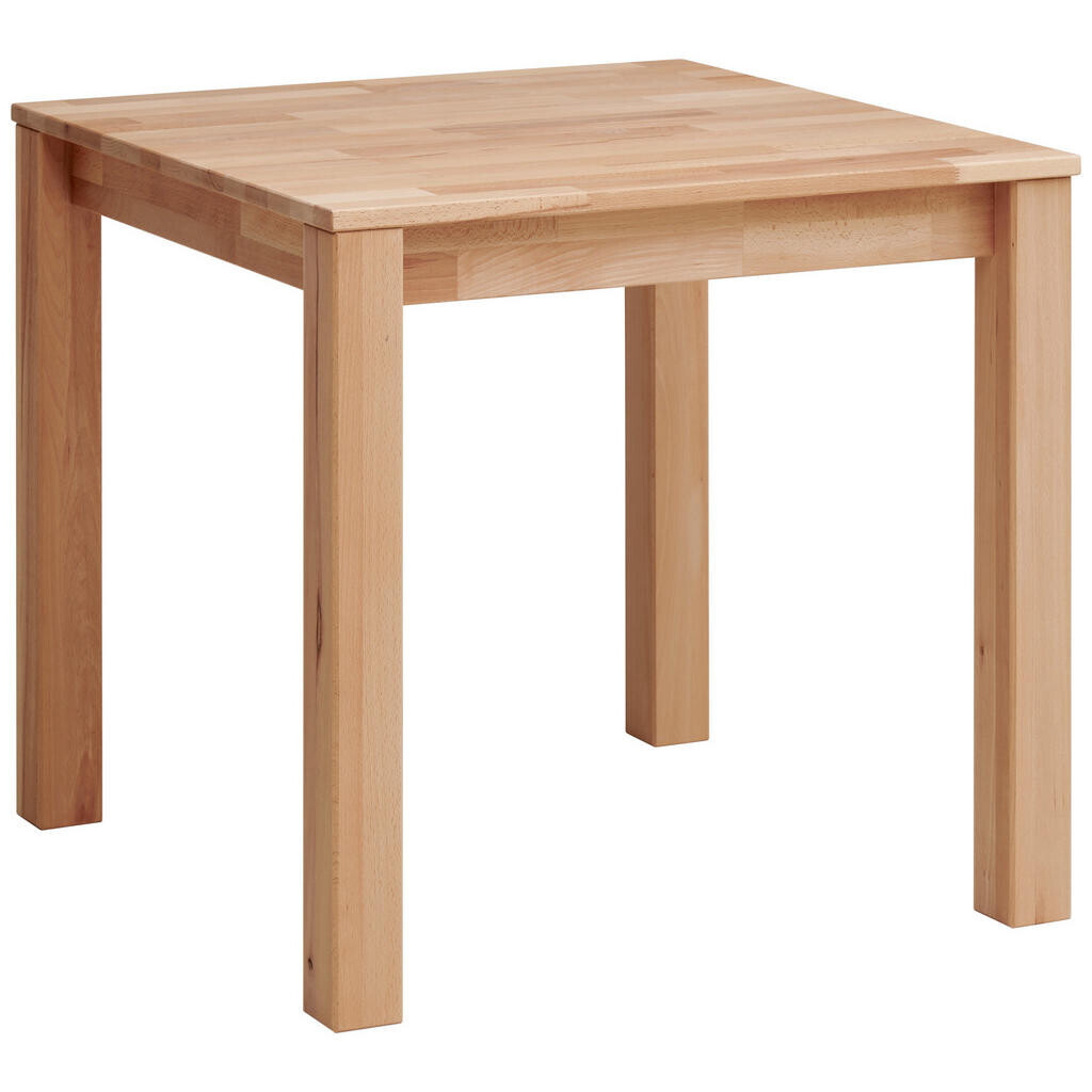 Livetastic JÍDELNÍ STŮL, jádrový buk, jádrový buk, 80/80/75 cm