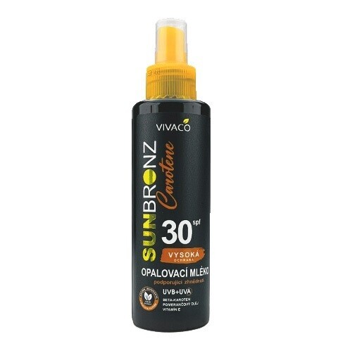 Vivaco Opalovací mléko SPF 30 Carotene SUN BRONZ 150 ml