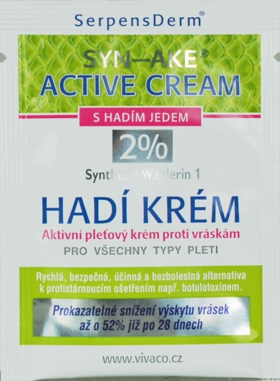 Vivaco SerpensDerm Pleťový krém proti vráskám s hadím jedem - vzorek SERPENS DERM 4 ml